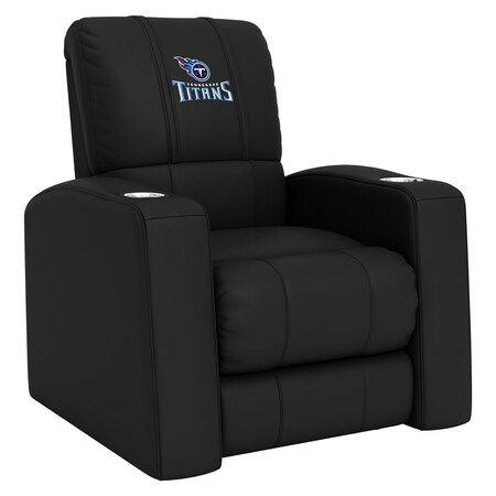 Dreamseat Home Theater Recliner with  Tennessee Titans Secondary Logo XZ418301RHTCDBLK-PSNFL21051